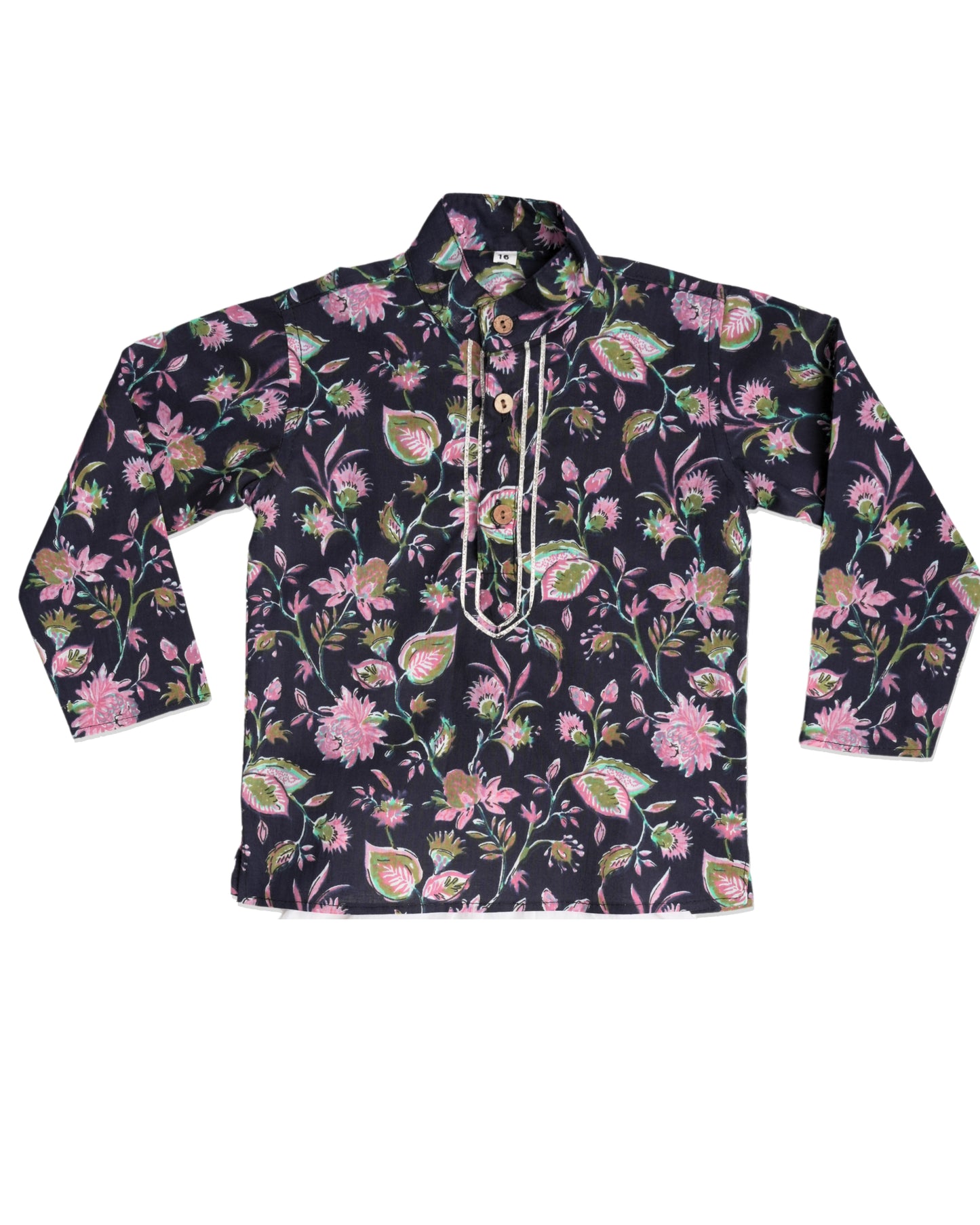 Celestial Bloom pure cotton kurta and dhoti