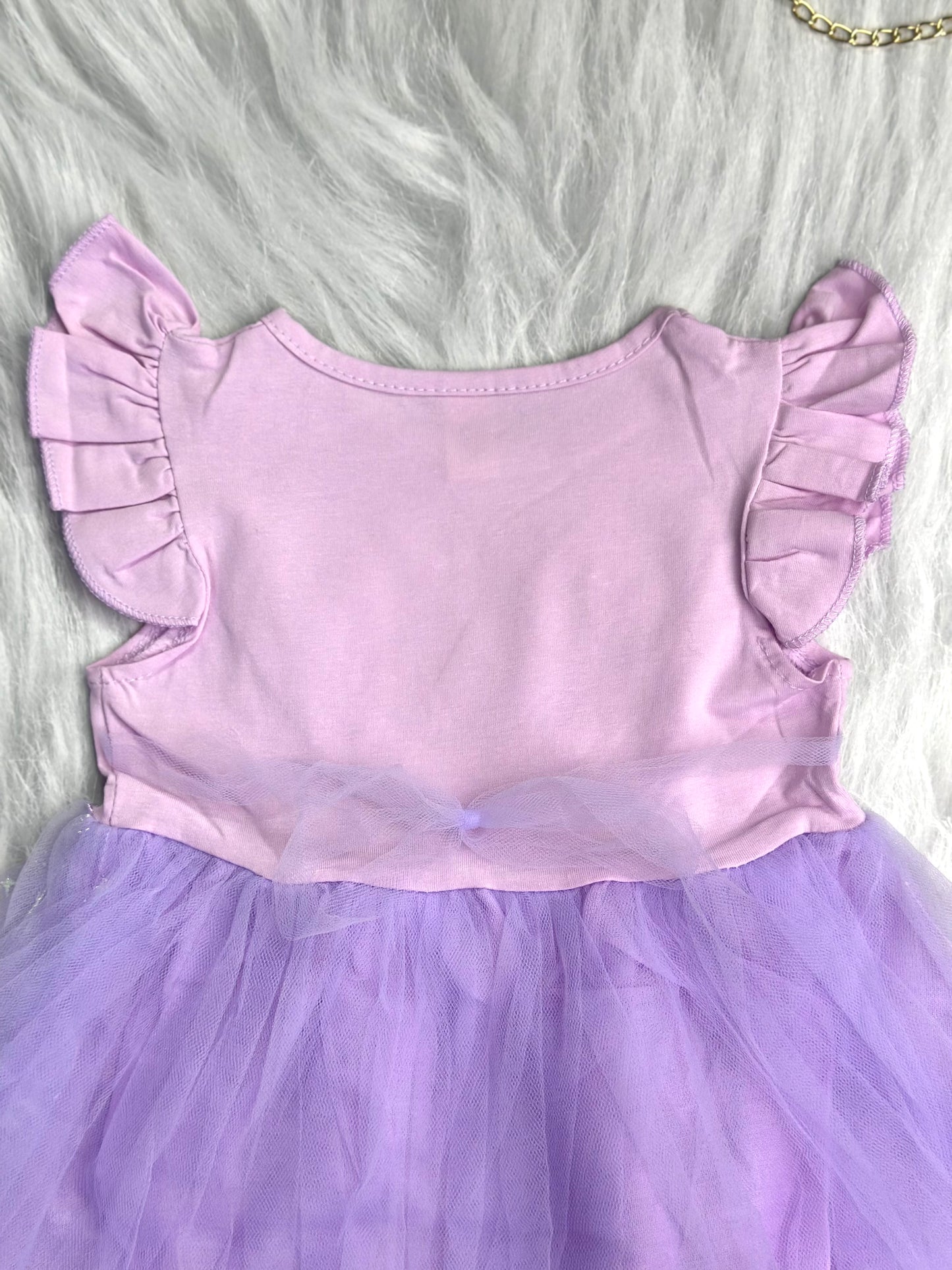 Purple dream frock dress for girls