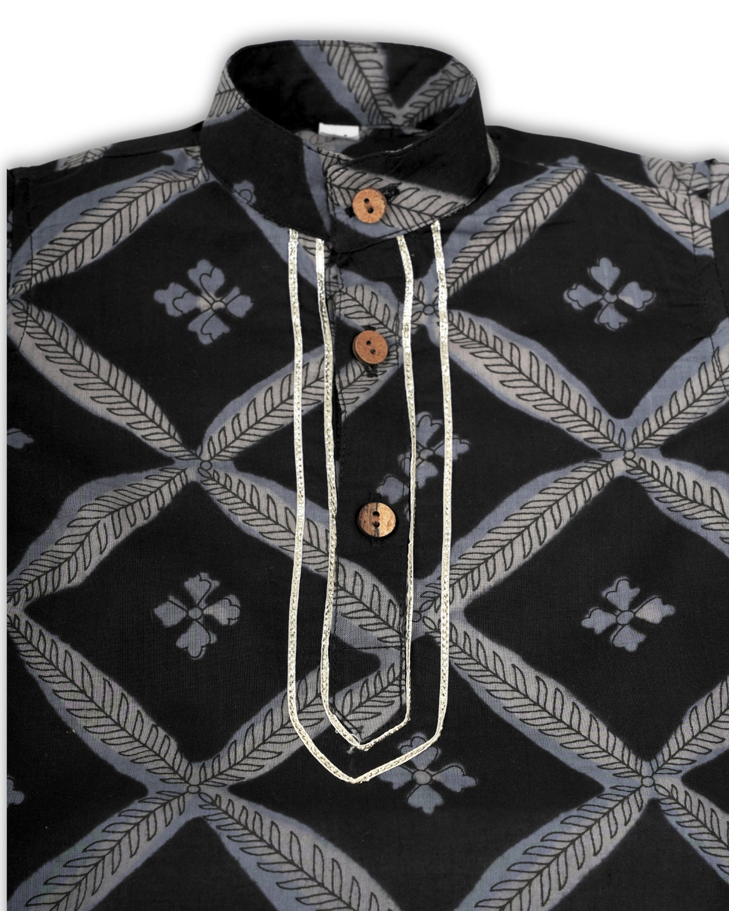 Darkest Blue pure cotton kurta and dhoti