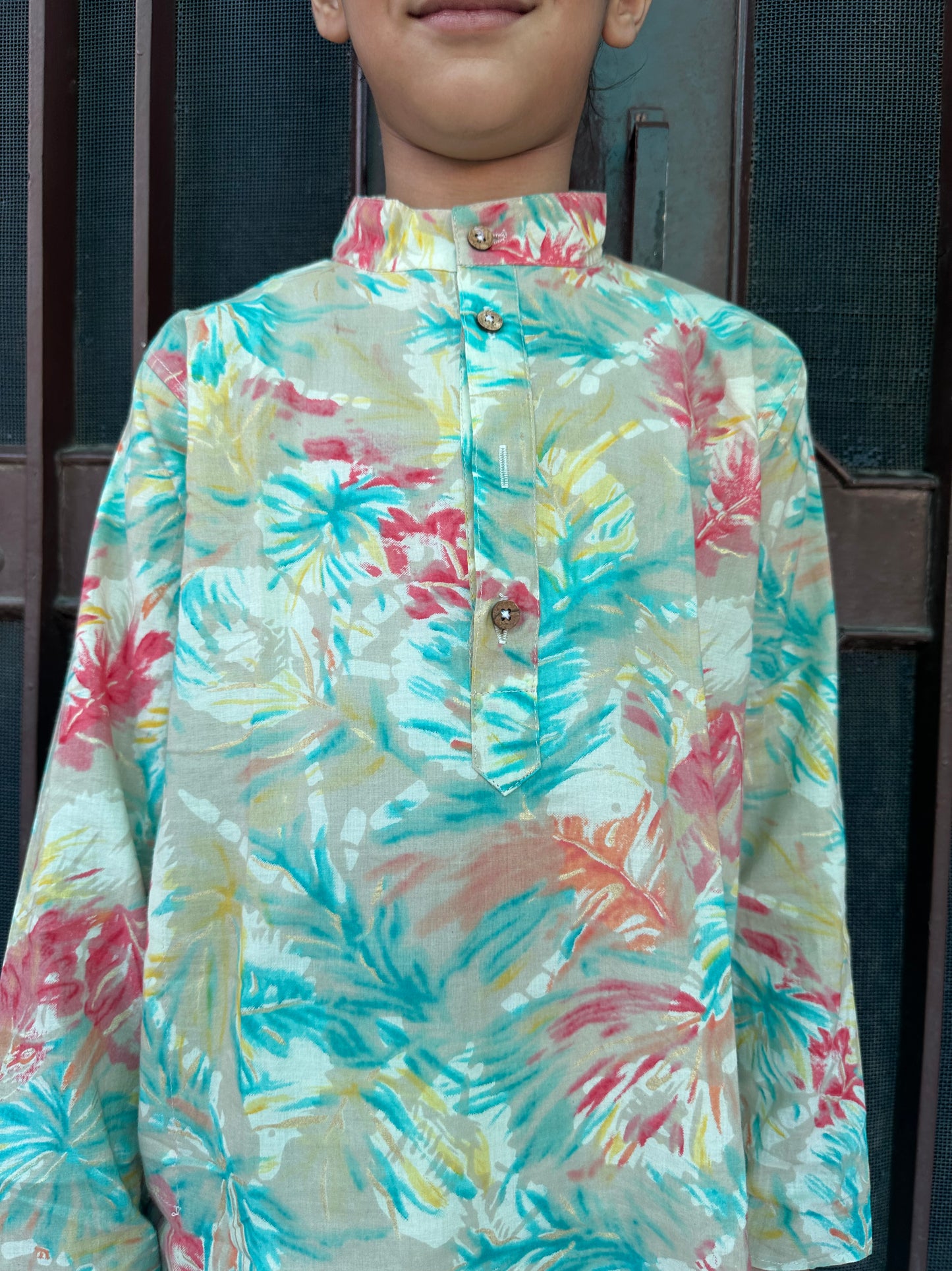 Elegant feather boys pure cotton kurta pyjama-age 1 to 18 years