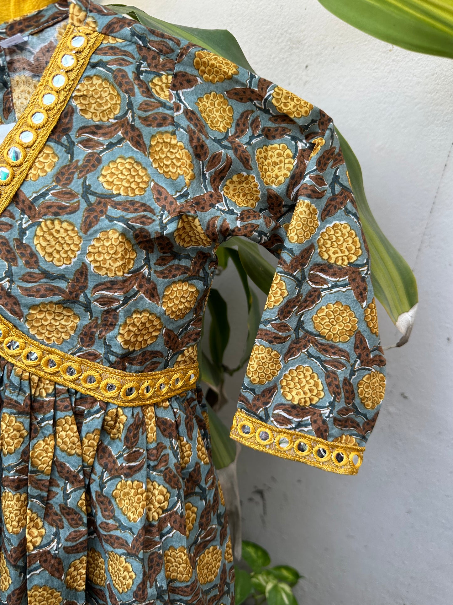 Honey bee kids ethnic wear pure cotton lehenga set-age 6 months to 18 years