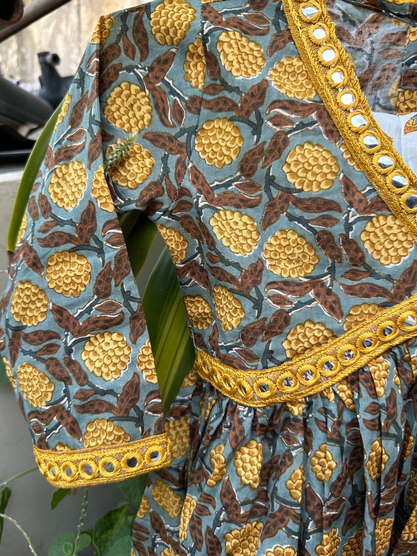 Honey bee kids ethnic wear pure cotton lehenga set-age 6 months to 18 years
