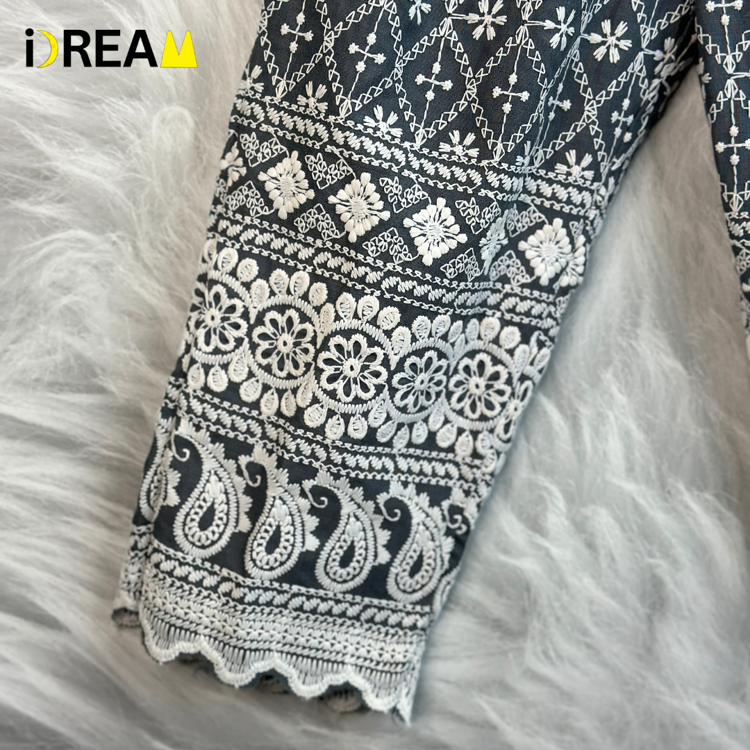 Chikankari coord set for girls-Age 1 to 16 years