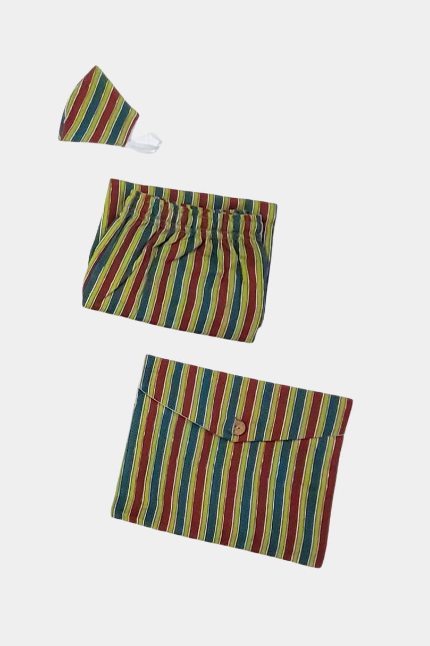 Candy Stripe Kids Pure Cotton Pure Cotton Bag Nightsuit