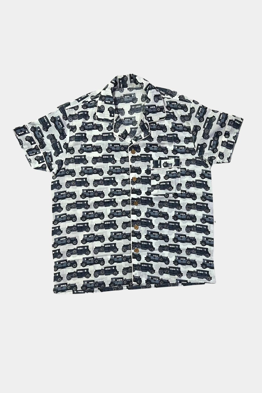 Car Kids Pure Cotton Bag Nightsuit