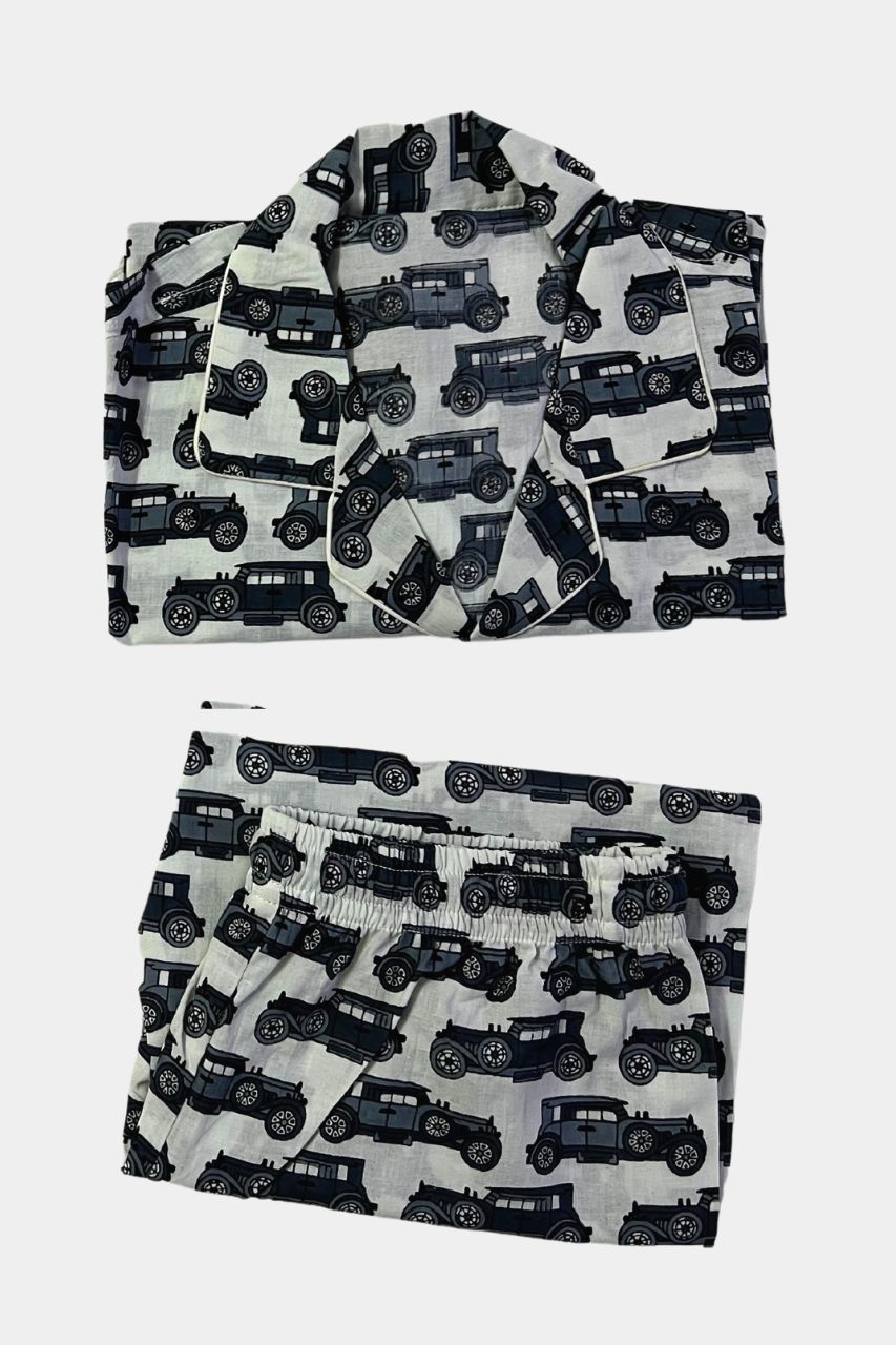 Car Kids Pure Cotton Bag Nightsuit
