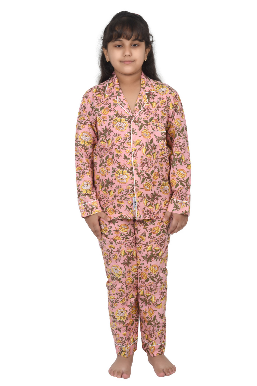 Sunset Flower Kids Bag Premium Nightwear