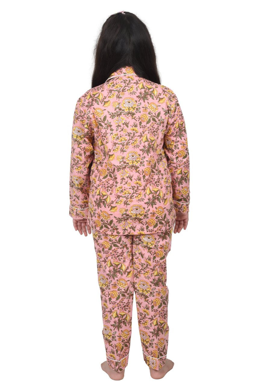 Sunset Flower Kids Bag Premium Nightwear
