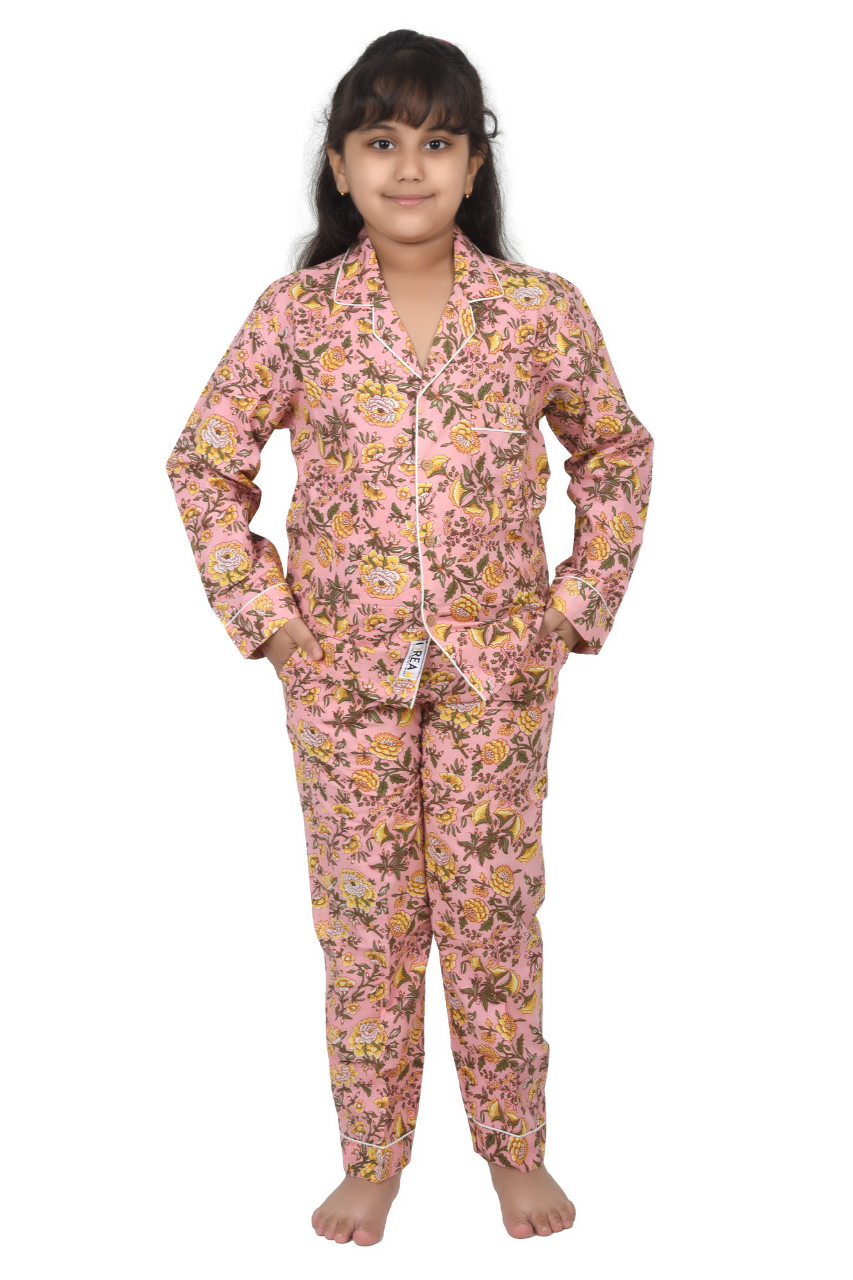 Sunset Flower Kids Bag Premium Nightwear