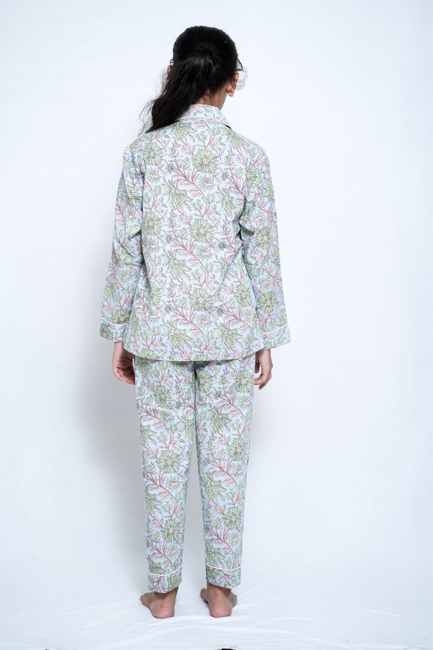 Garden Bliss Premium Nightsuit For Kids