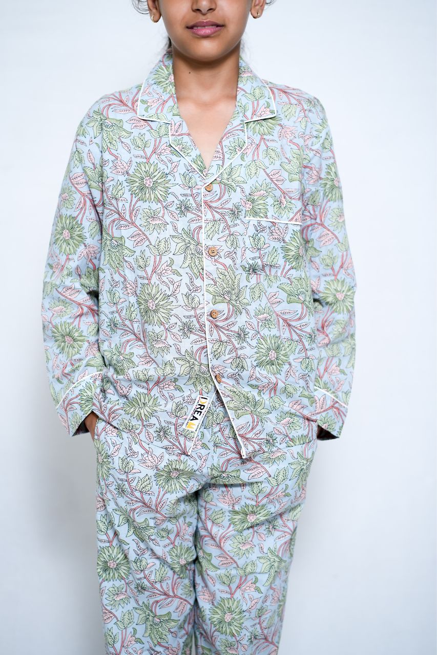 Garden Bliss Premium Nightsuit For Kids