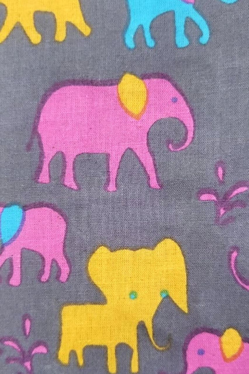 Colorful Elephant Kids Pure Cotton Bag Nightsuit