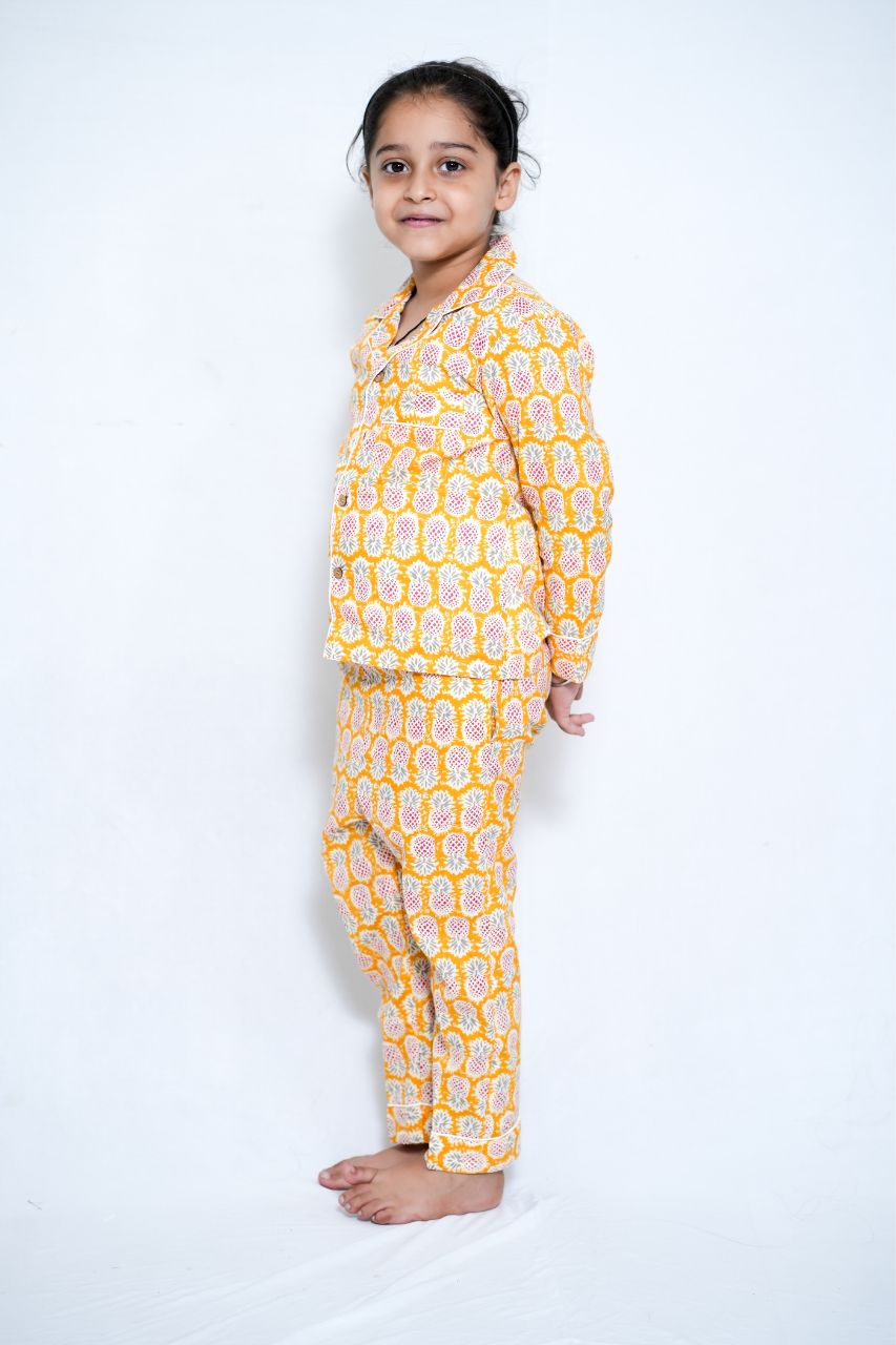 I Am Pineapple Premium Nightsuit For Kids