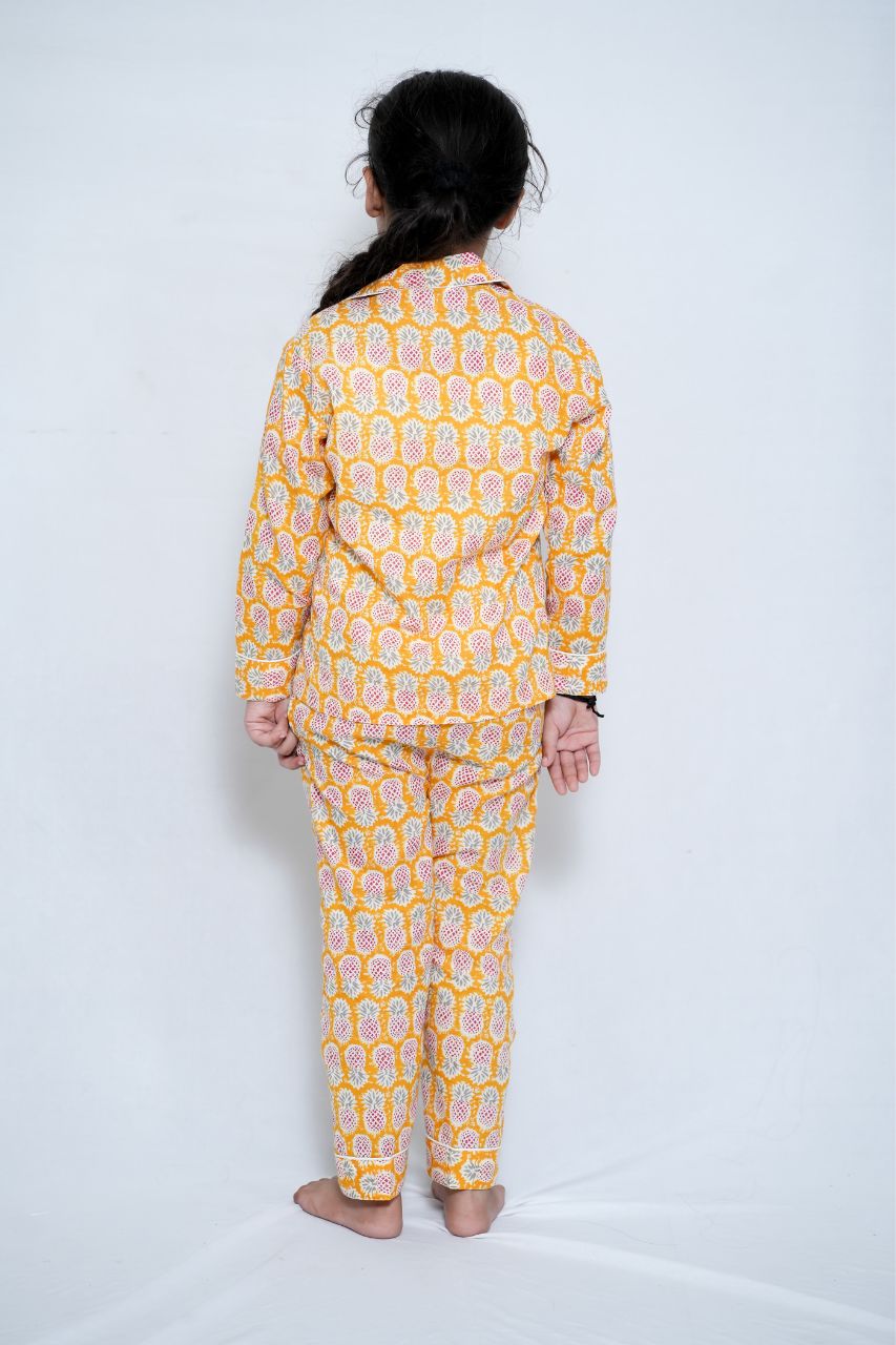 I Am Pineapple Premium Nightsuit For Kids
