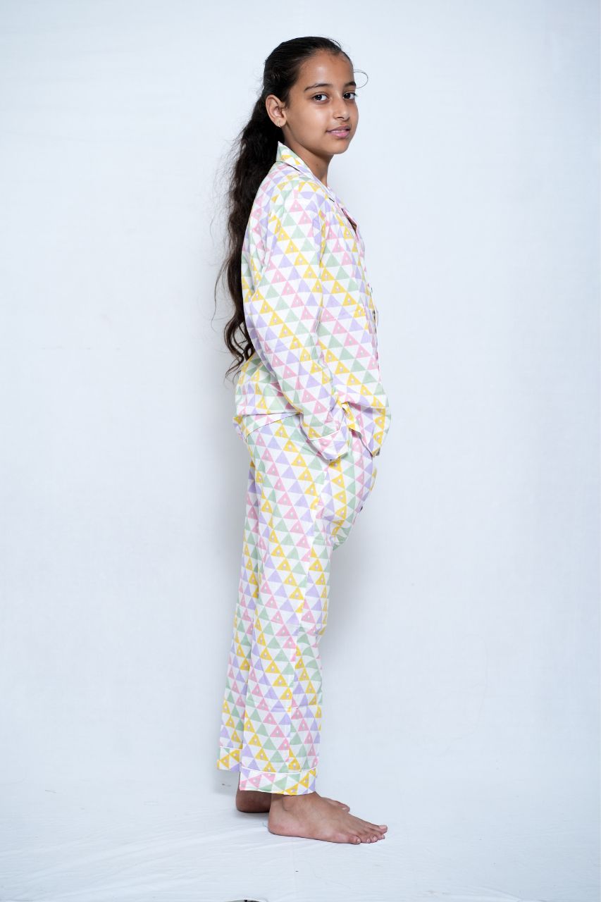 Trikona Bag Premium Nightsuit For Kids