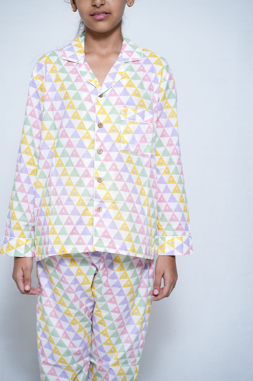 Trikona Bag Premium Nightsuit For Kids