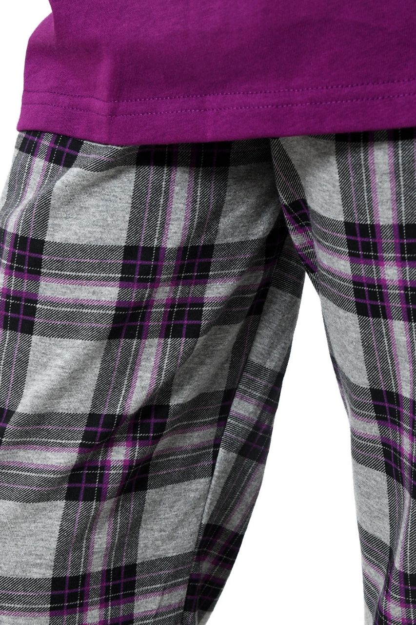 You Go Girl’ Purple Nightwear Set-Full Sleeves