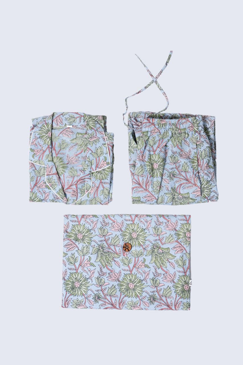 Garden Bliss Premium Nightsuit For Kids