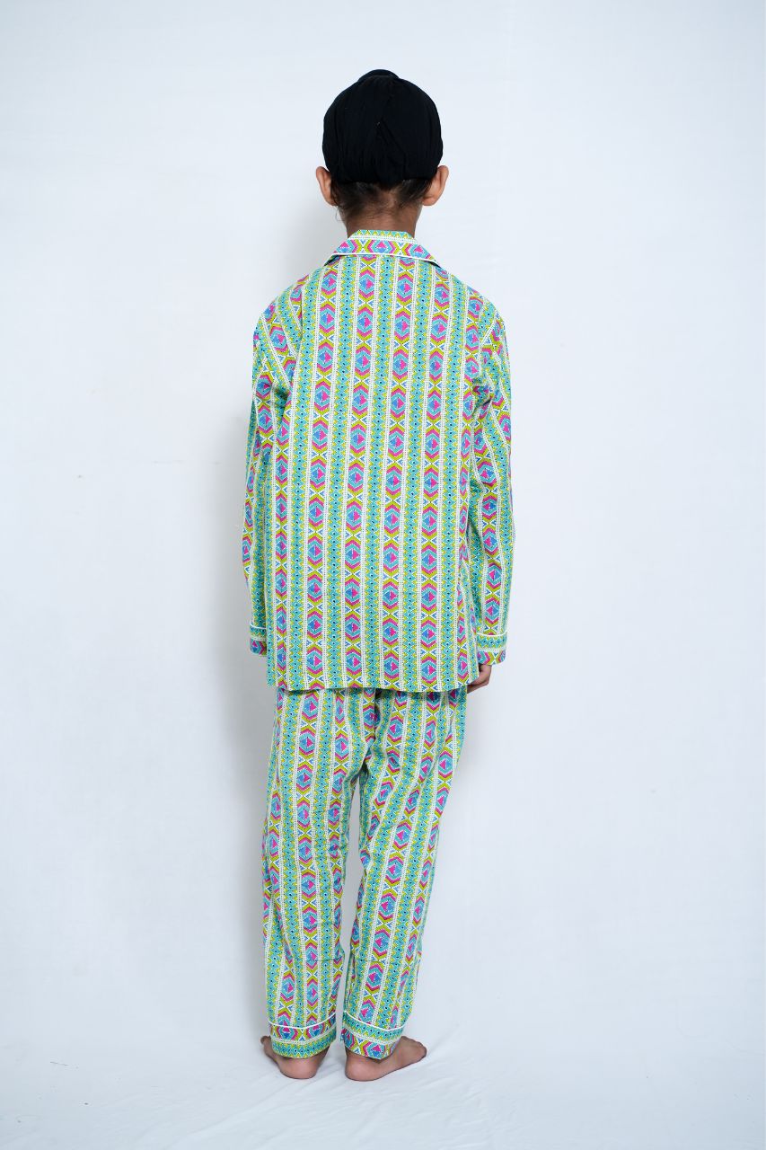 Color Lane Bag Premium Nightsuit For Kids