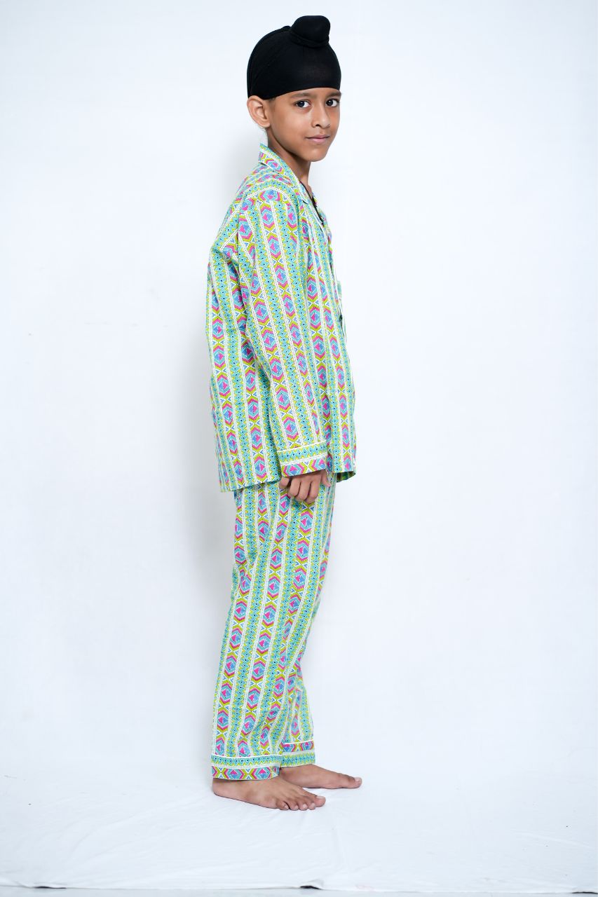 Color Lane Bag Premium Nightsuit For Kids